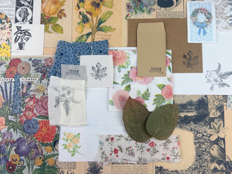 Botanical and Nature Ephemera Scrapbooking Kit