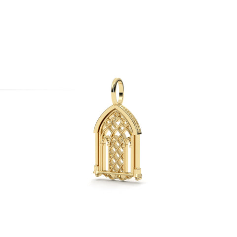 Cathedral Window ~ 14K Gold Pendant