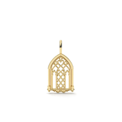 Cathedral Window ~ 14K Gold Pendant
