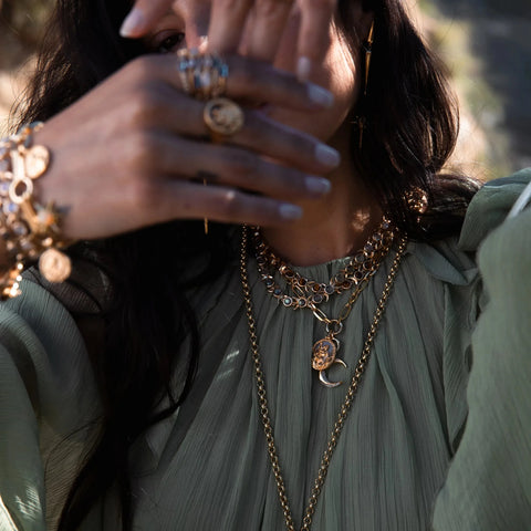 Artemis Pendant Necklace ~ Gold Vermeil