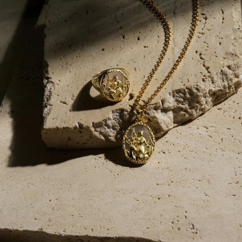 Artemis Pendant Necklace ~ Gold Vermeil