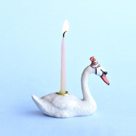Swan Cake Topper ~ Graceful Swan Party Decor