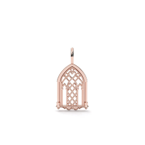 Cathedral Window ~ 14K Gold Pendant