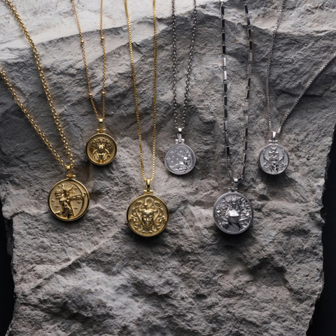 Goddess Necklace, Assorted - Gold Vermeil or Sterling Silver