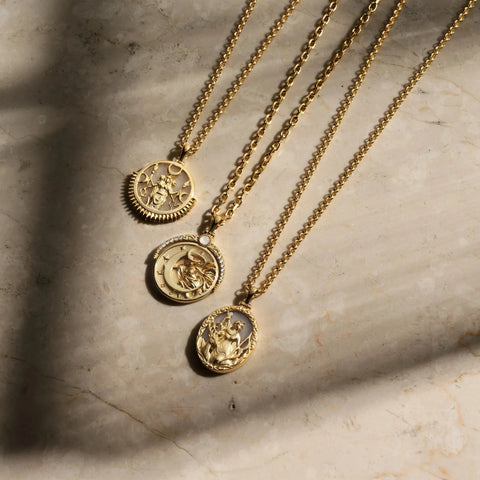 Artemis Pendant Necklace ~ Gold Vermeil