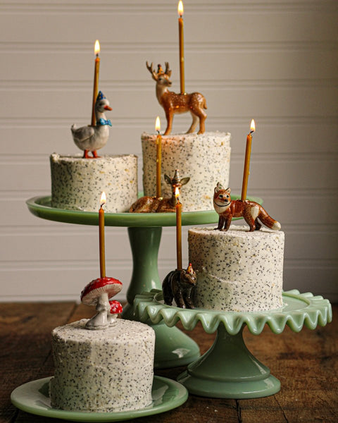 Goose Whimsical Cake Topper - Blue