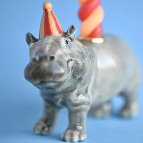 Hippo Cake Topper ~ Zoo Theme Birthday